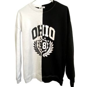 Nice GARAGE Two Tone OHIO Women’s S Sweatshirt MINTY High End